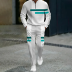 Chándal Lorenzo para hombre de media cremallera con bloques de color