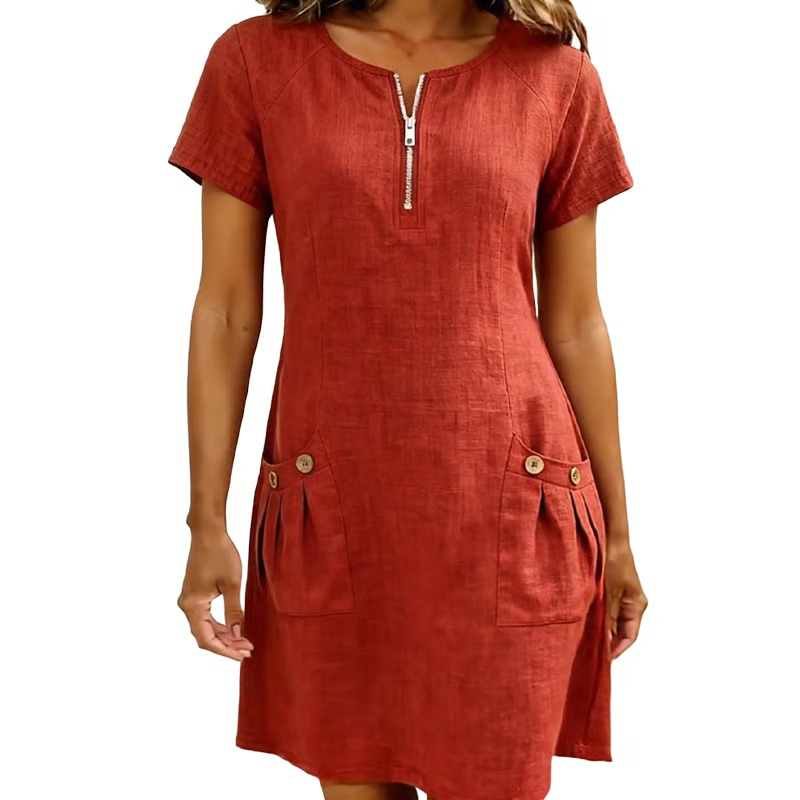 Vestido Terracota