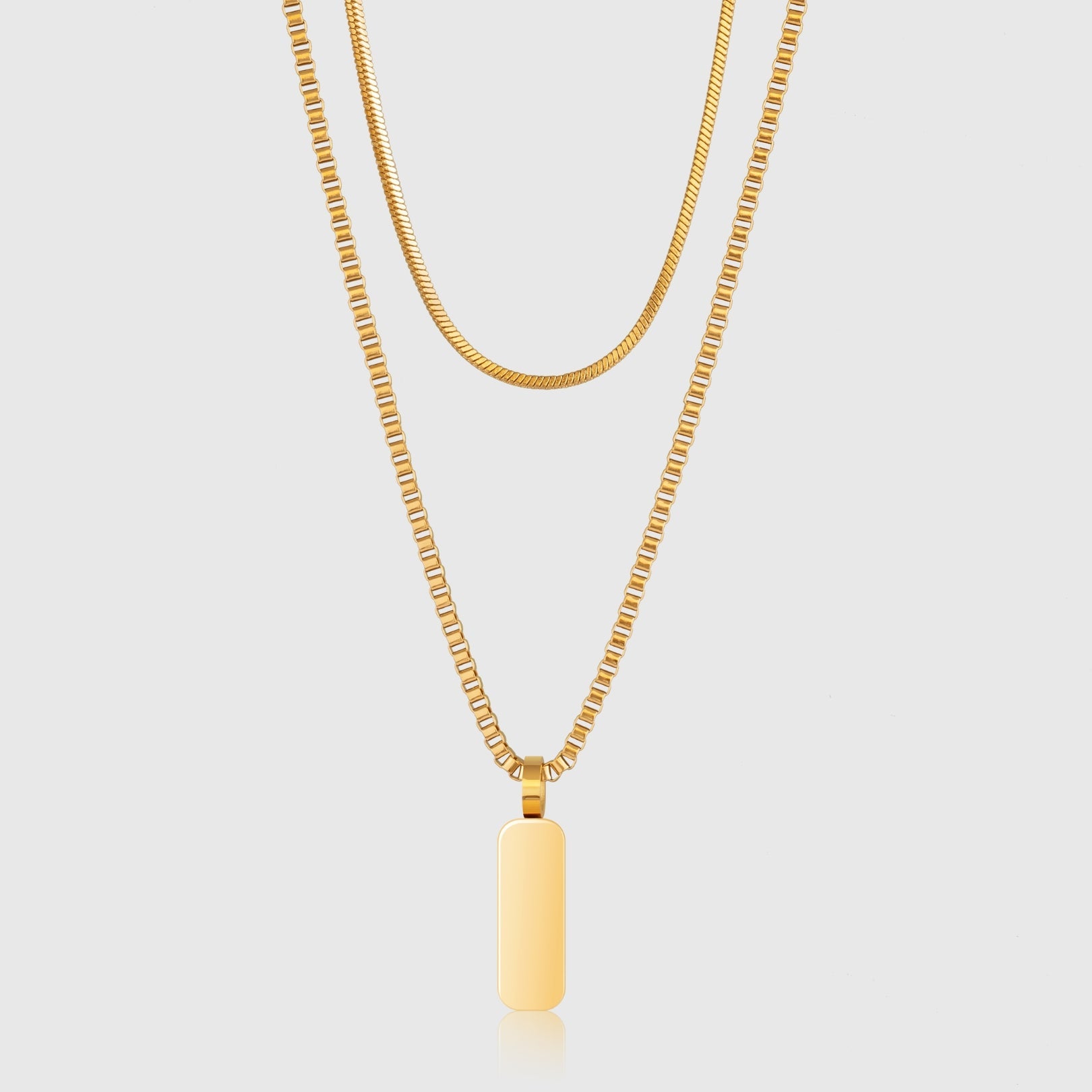 Dúo de Collares con Colgante Minimalista