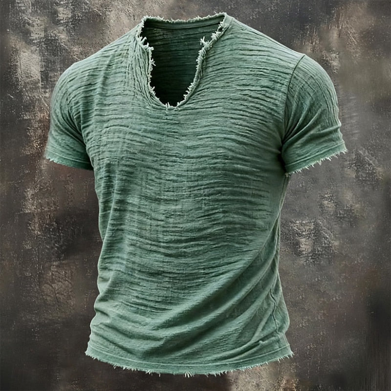 NuaBy | T-shirt vintage à col V