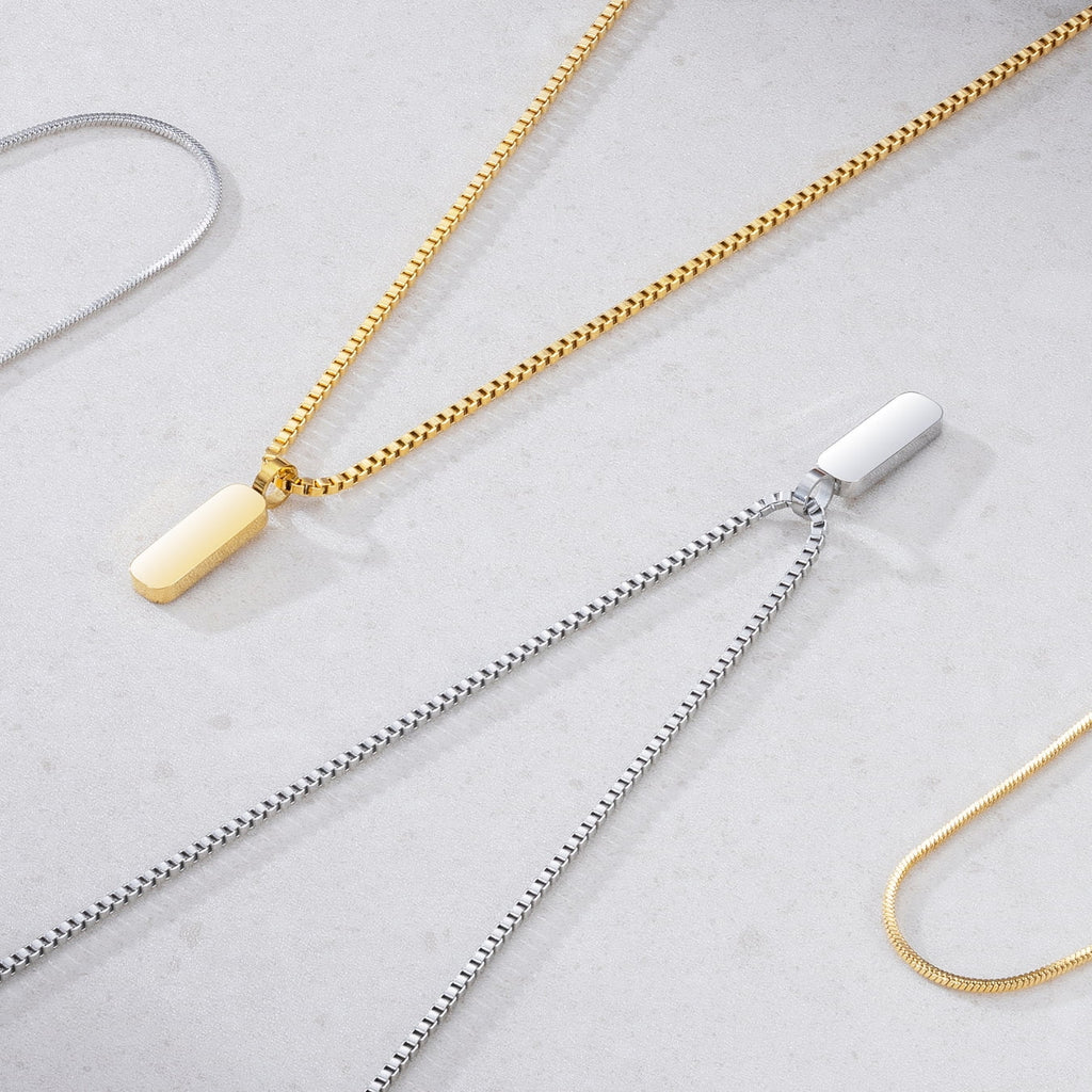 Dúo de Collares con Colgante Minimalista