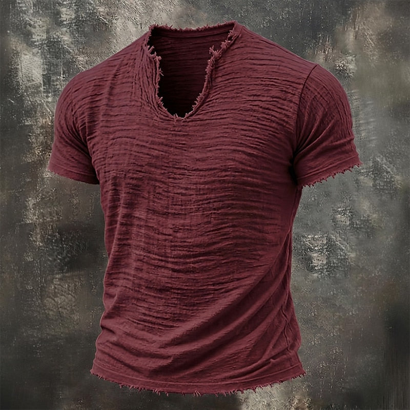 NuaBy | T-shirt vintage à col V