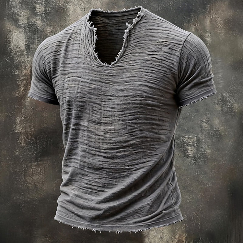 NuaBy | T-shirt vintage à col V